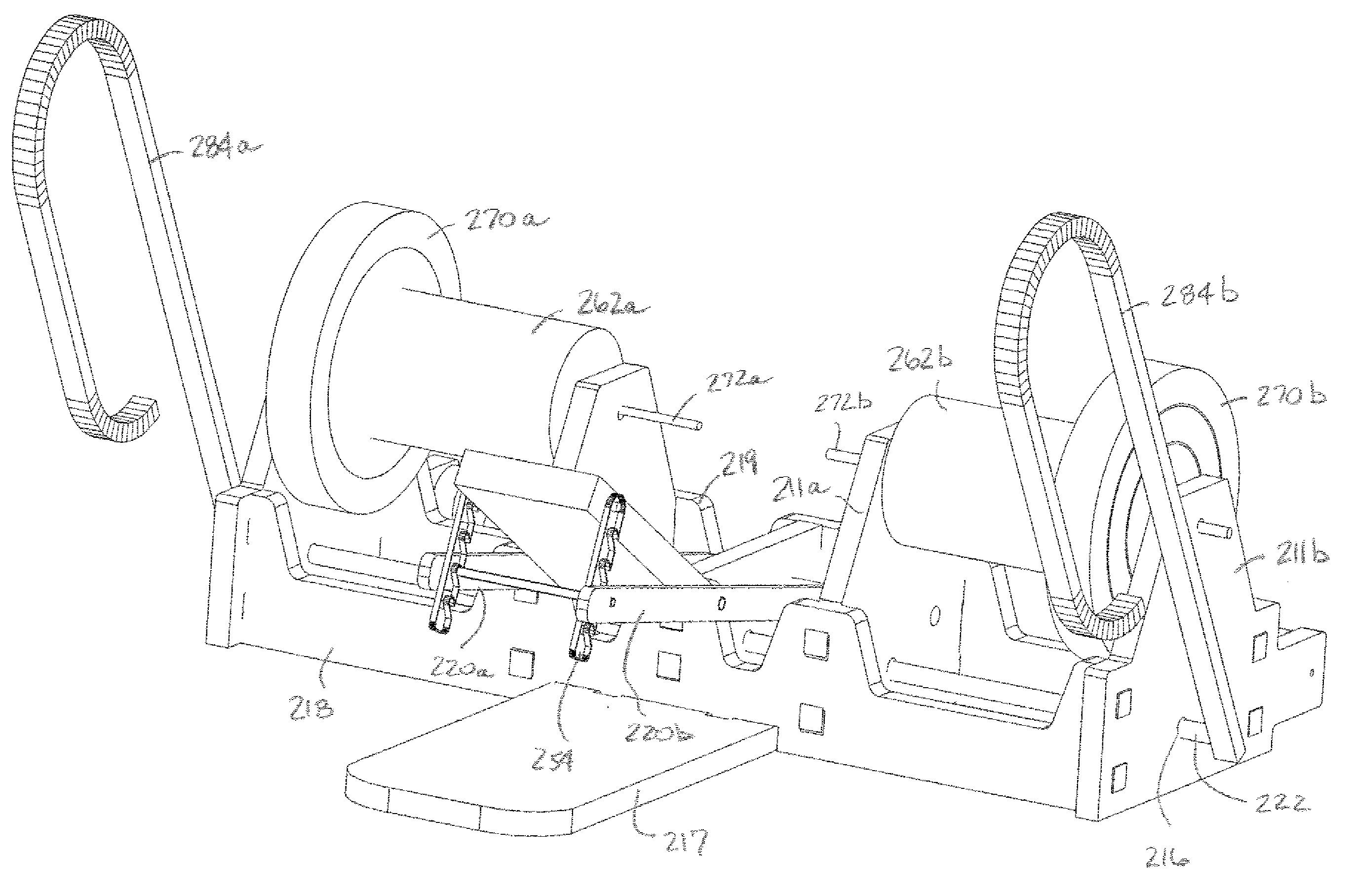 Apparatus and method for wheelchair aerobic stationary exercise