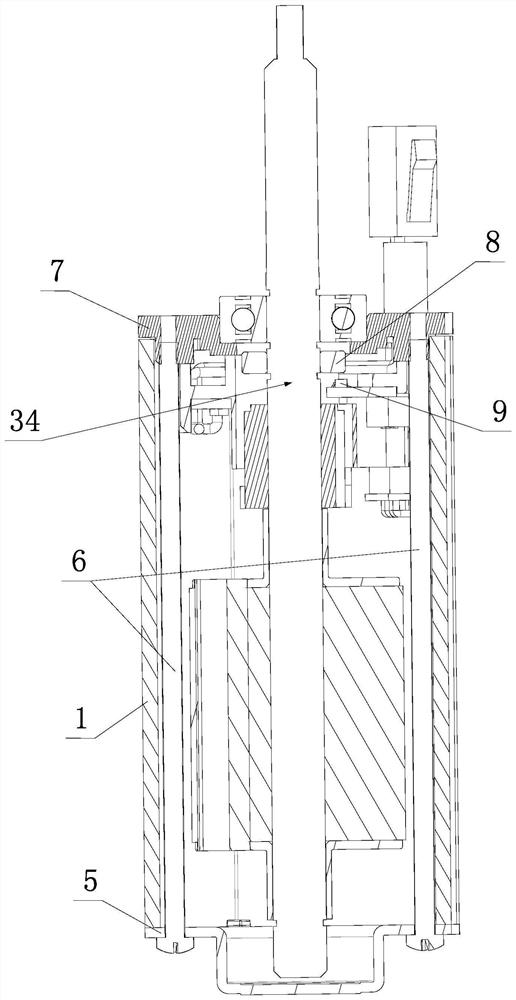 Direct-current brush motor