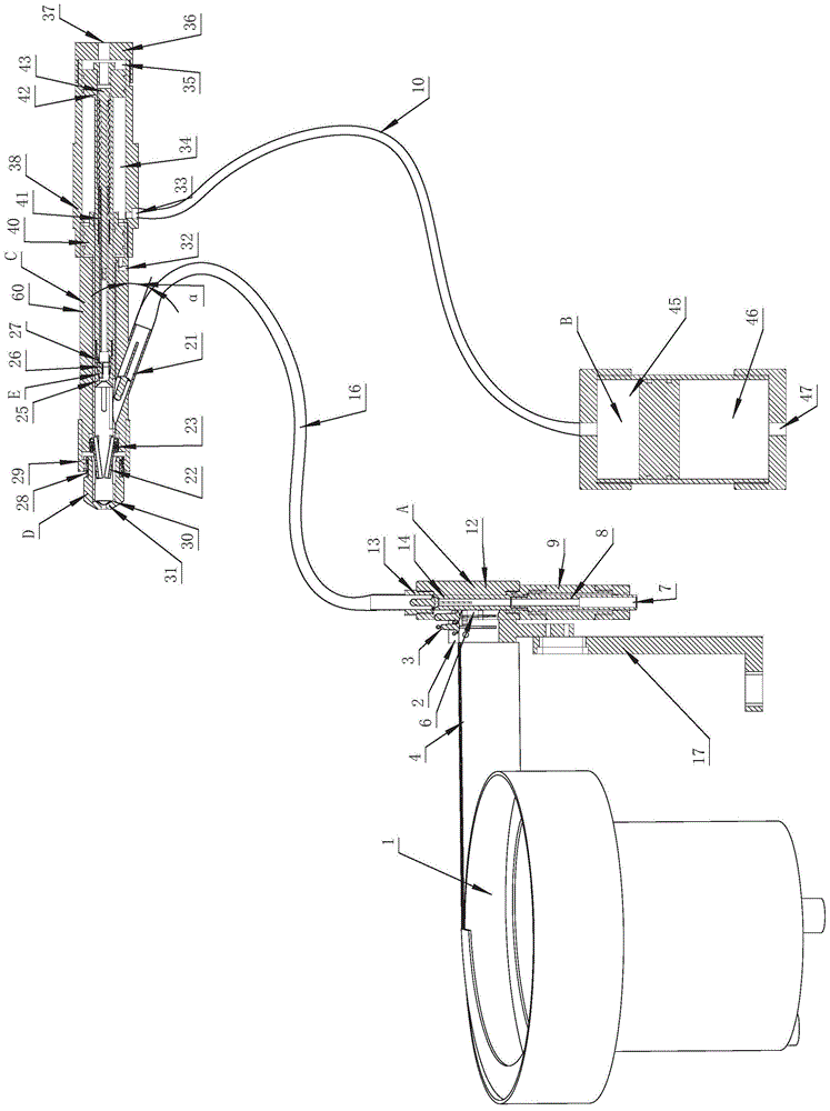 Full-automatic riveting device and method