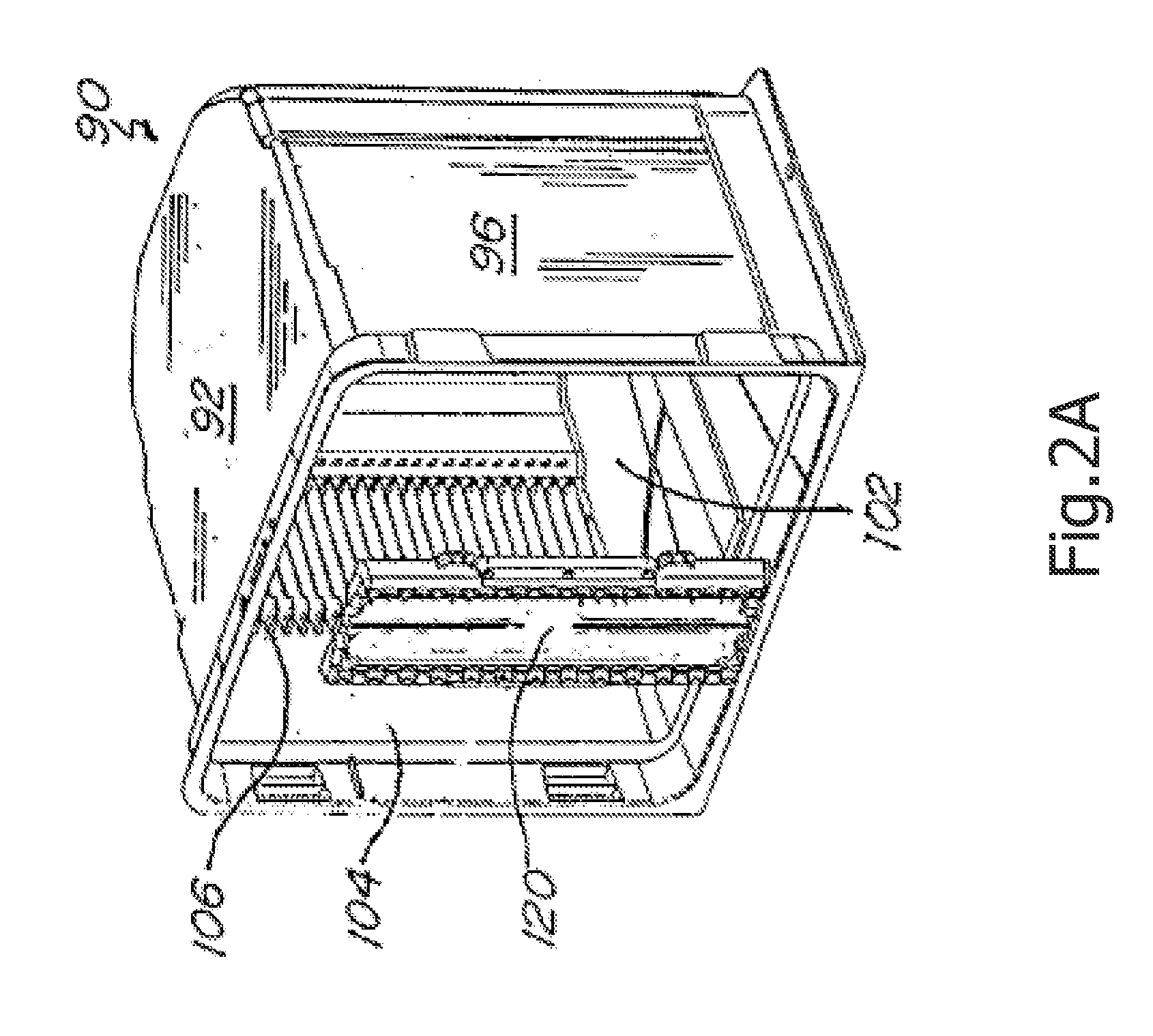 Wafer container with elasticity module