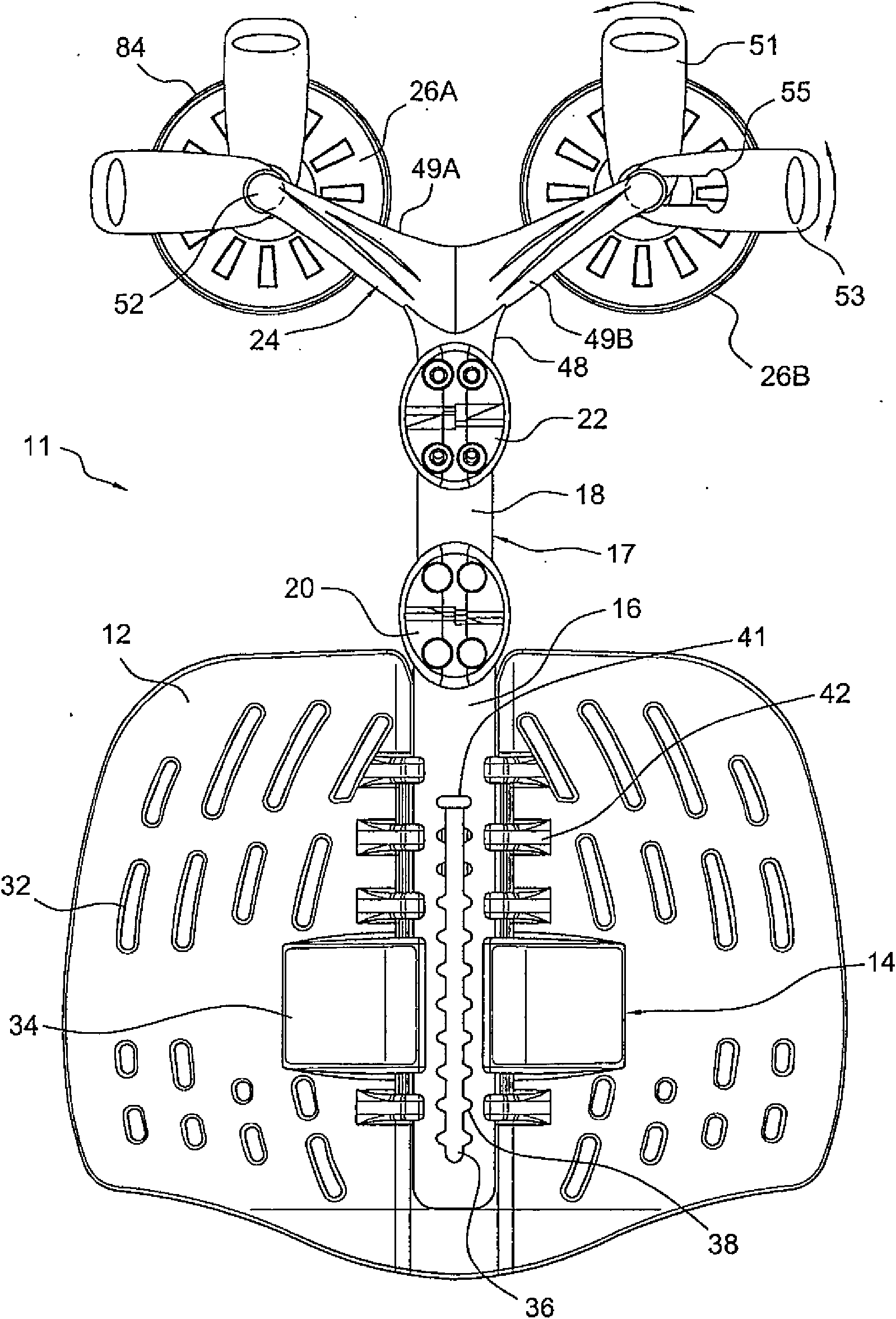 Thoracic lumbar sacral orthosis