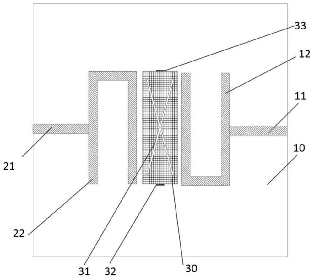 Double-frequency resonance high-isolation two-unit microstrip MIMO antenna