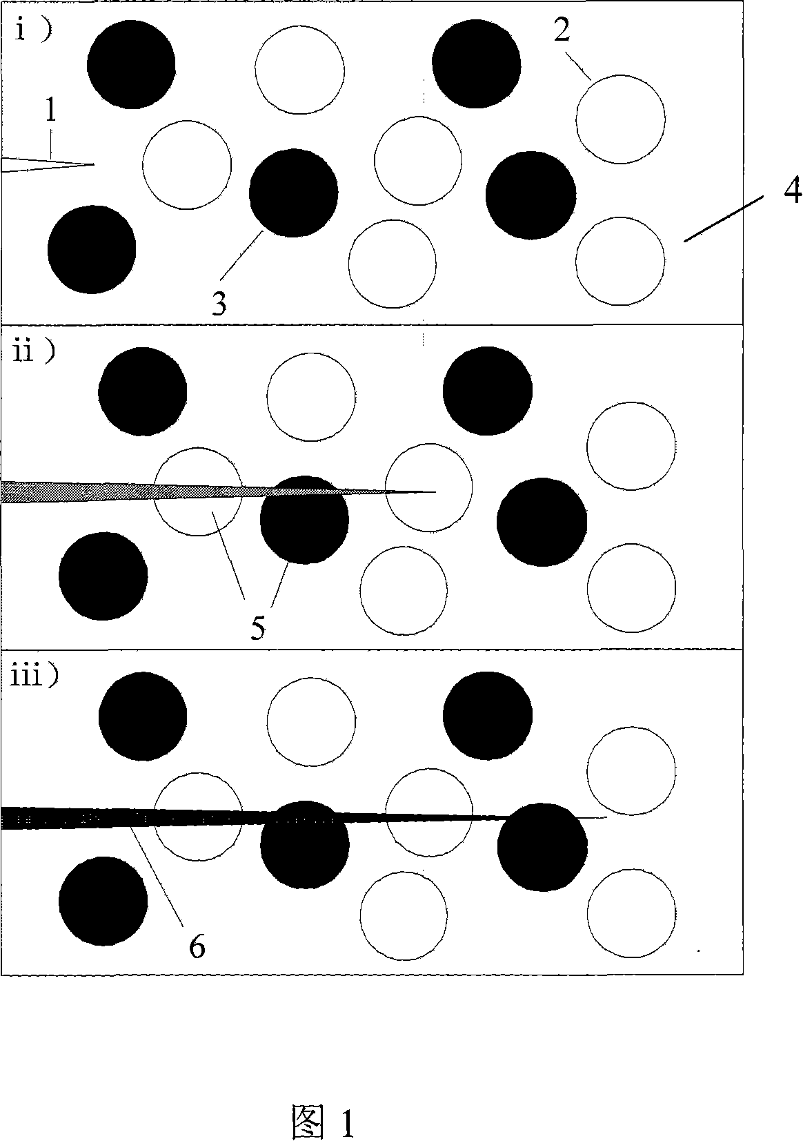 Self-repaired polyalcohol composite material at room temperature