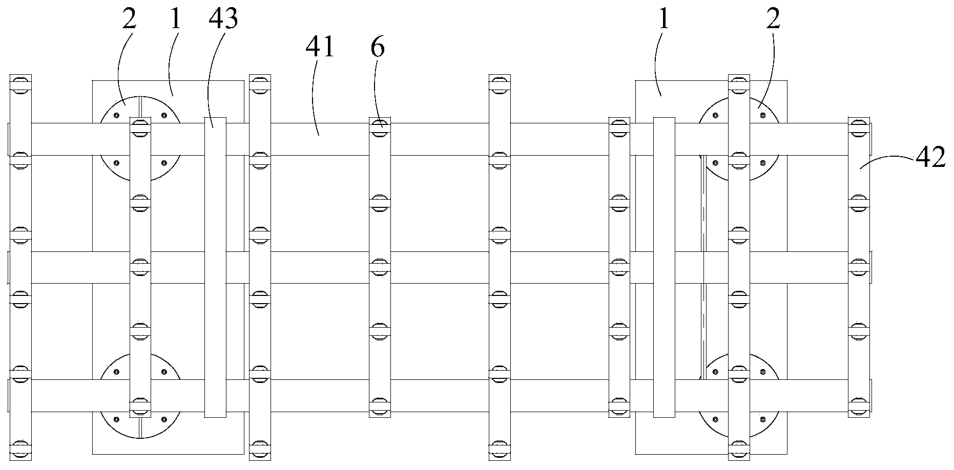 Steel plate lifting and transporting device