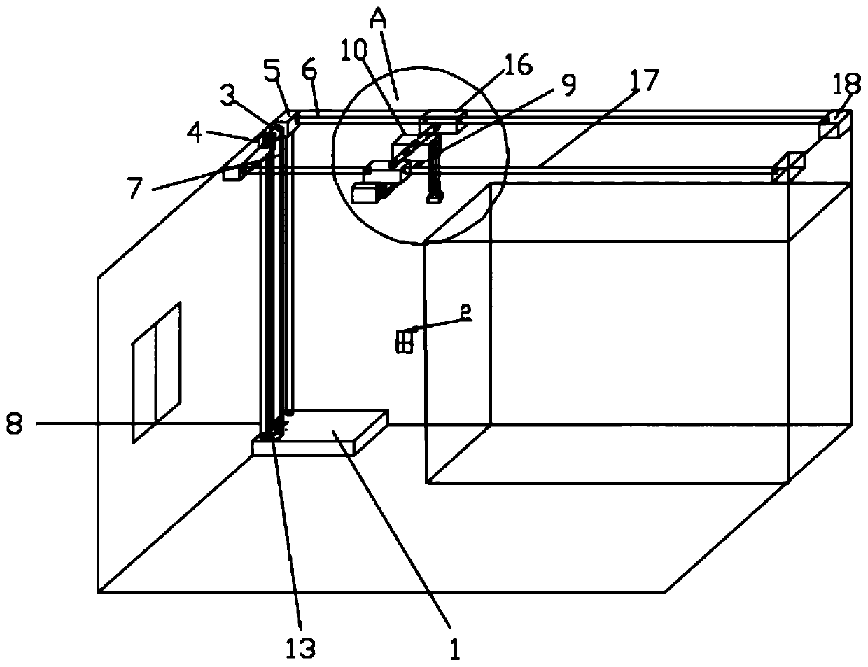 Intelligent high-rise storage cabinet