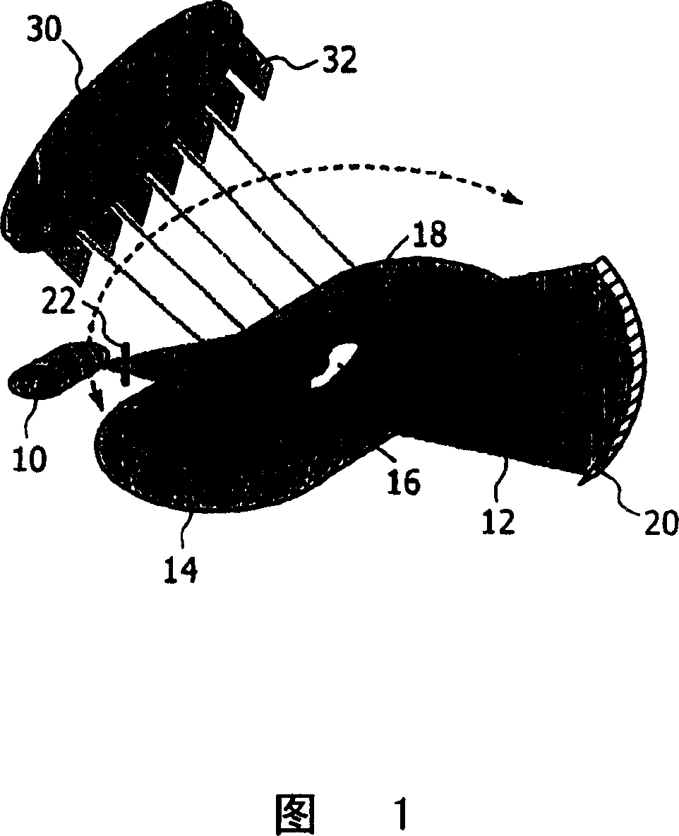 Device and method for mapping the distribution of an x-ray fluorescence marker