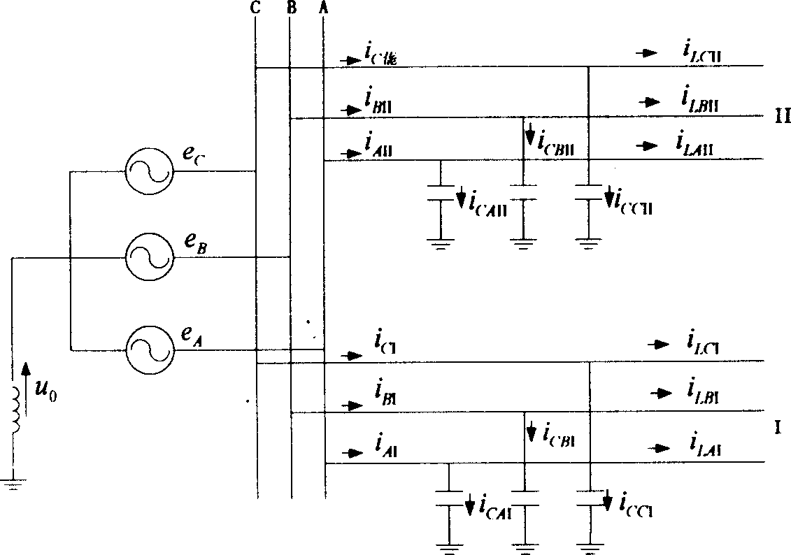 Single-phase gruonded fault protecting method for distributing net