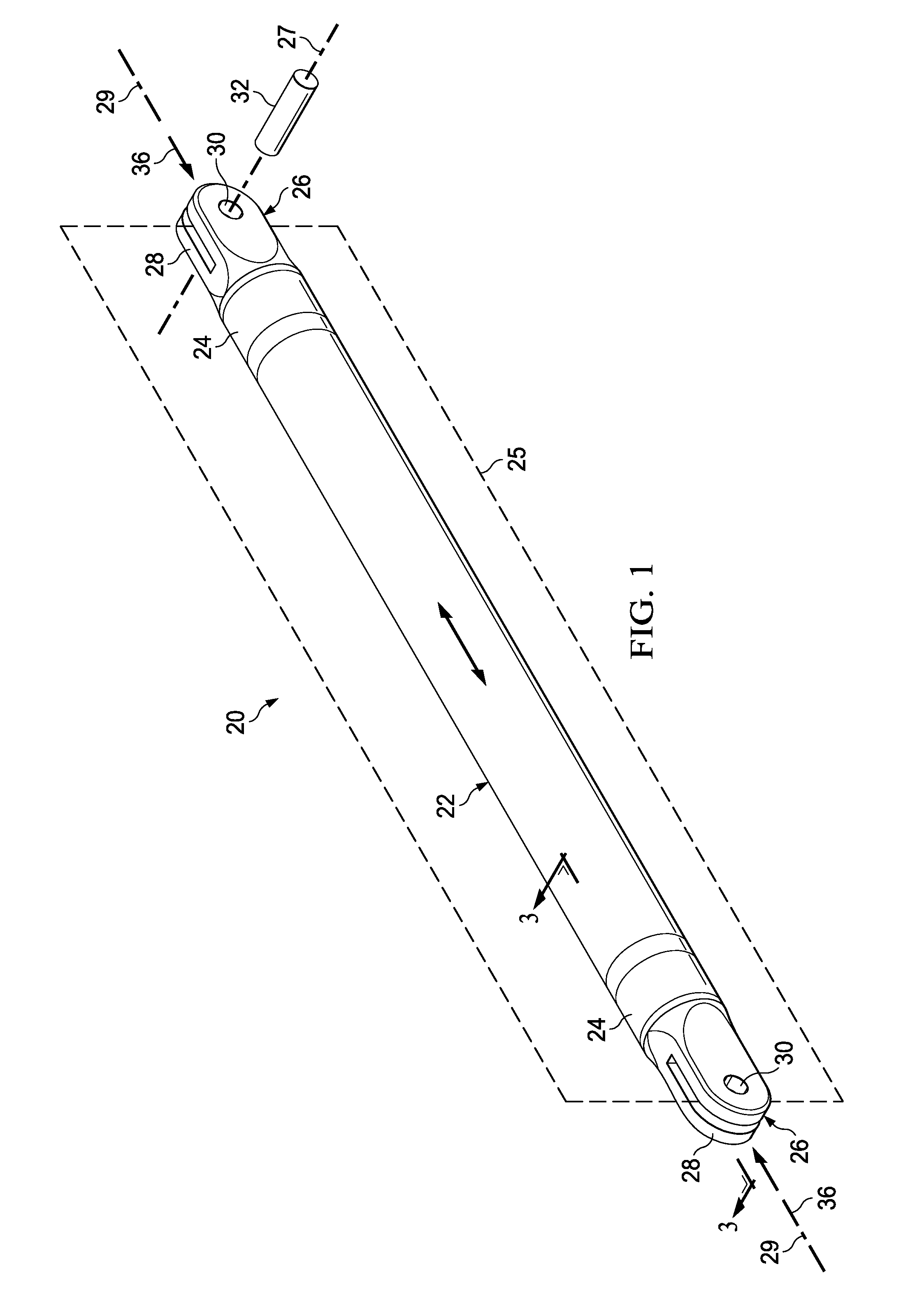 Tubular Composite Strut Having Internal Stiffening and Method for Making the Same