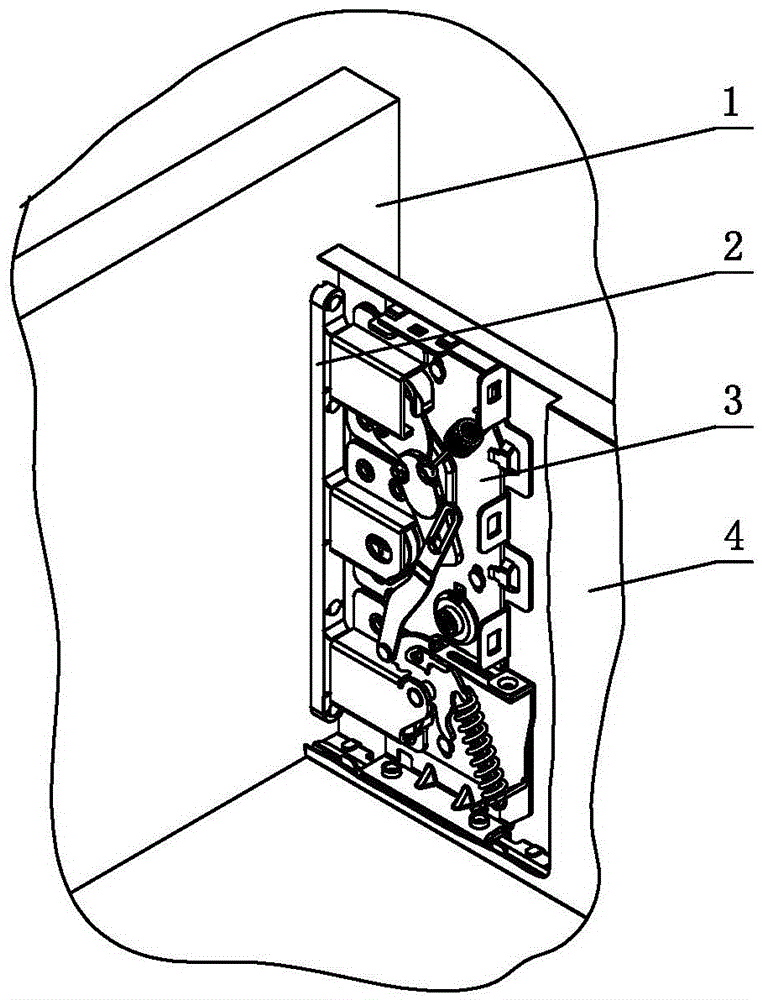 Drawer panel connecting device