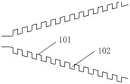 A precision electroforming method for making microstructure of high-frequency corrugated feed horn