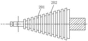 A precision electroforming method for making microstructure of high-frequency corrugated feed horn