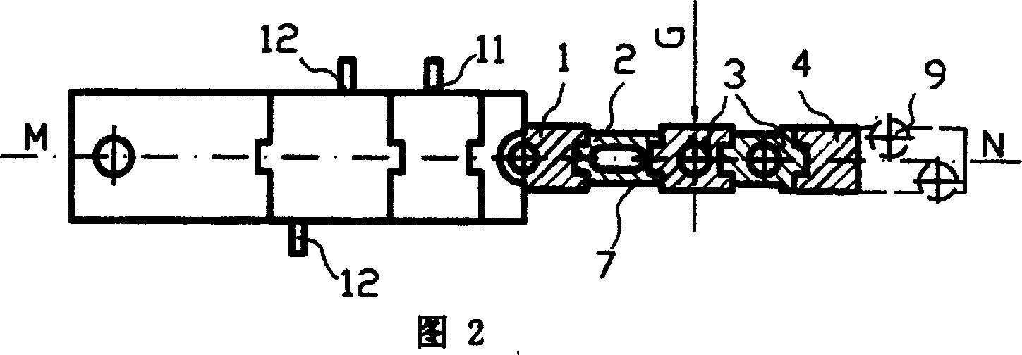 Automatic welding-torch for ultra narrow gap and consumable electrode under gas coverage, and preparation method