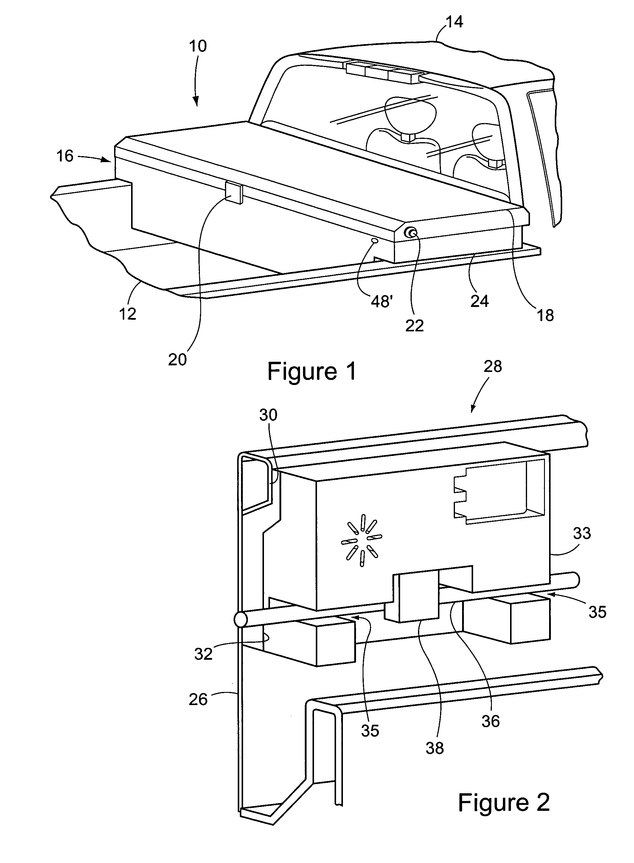 Storage box alarm