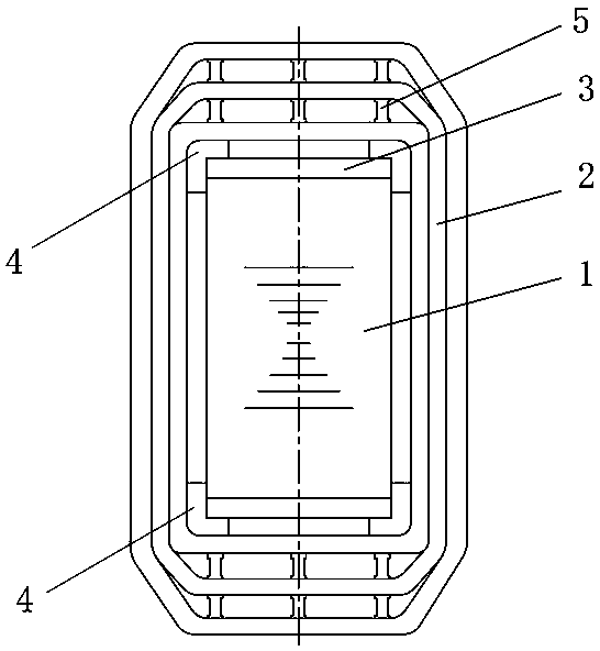 Low-noise iron core reactor and preparation method thereof