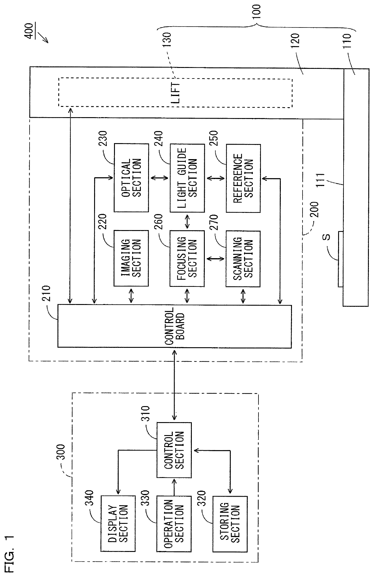 Optical-scanning-height measuring device