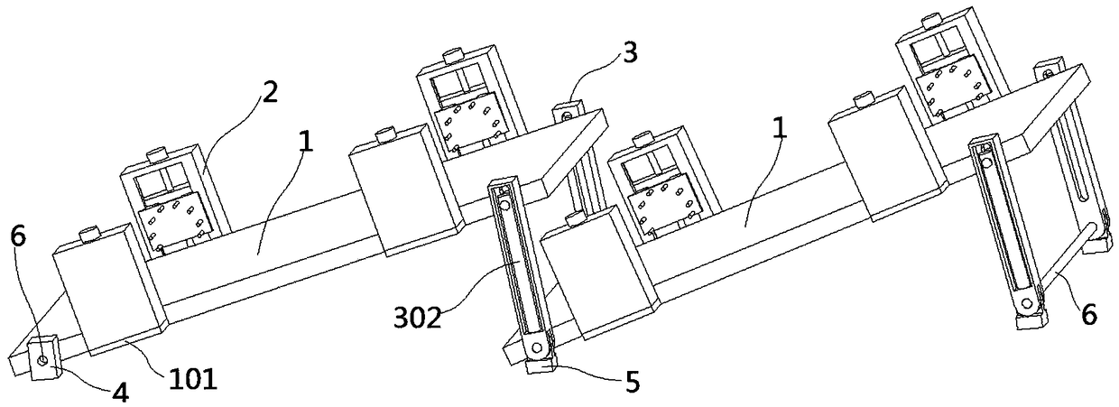 Double-layer efficient stereo parking frame for vehicle parking and picking up