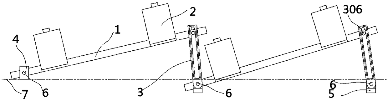 Double-layer efficient stereo parking frame for vehicle parking and picking up