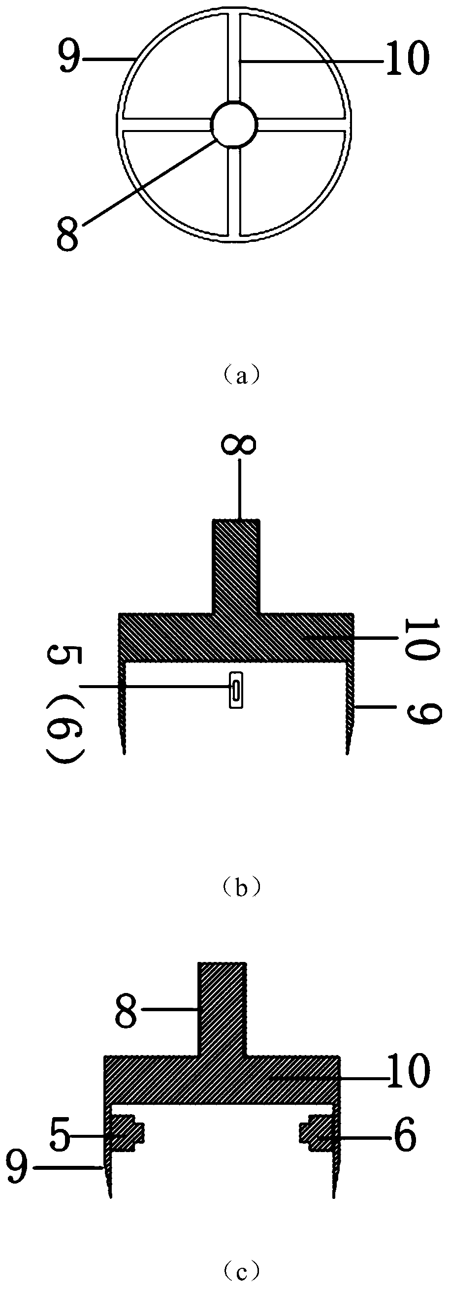 Bending element system used for continuously testing wave velocity of soft soil in situ