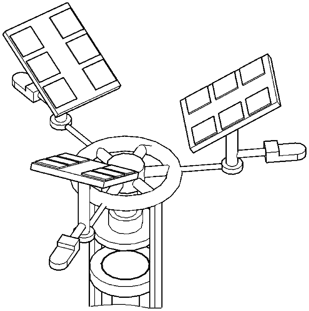 Solar street lamp convenient to disassemble