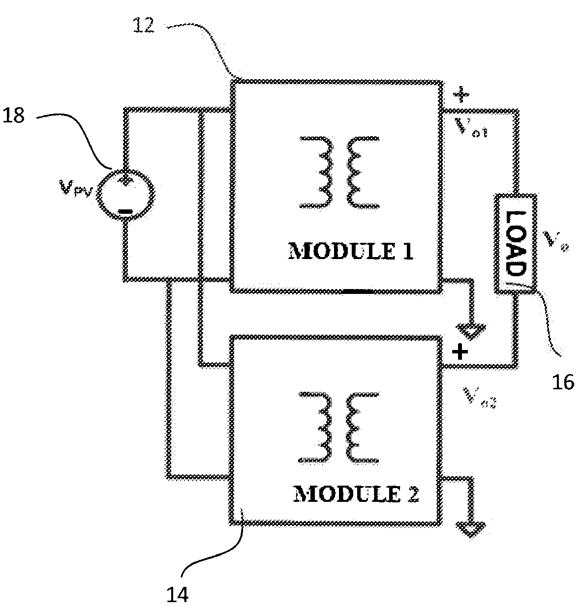 Scalable single-stage differential power converter