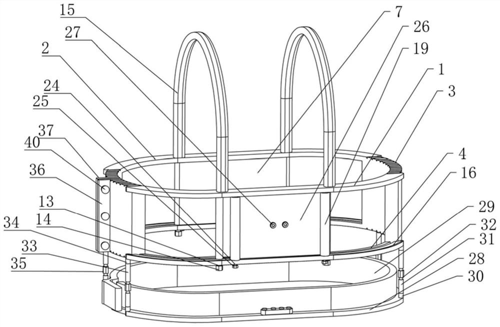 Rehabilitation nursing device for department of cardiology