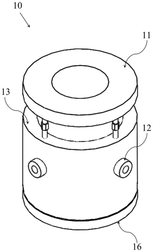 Wind powder pipe online sampling device and method suitable for optical detection technology