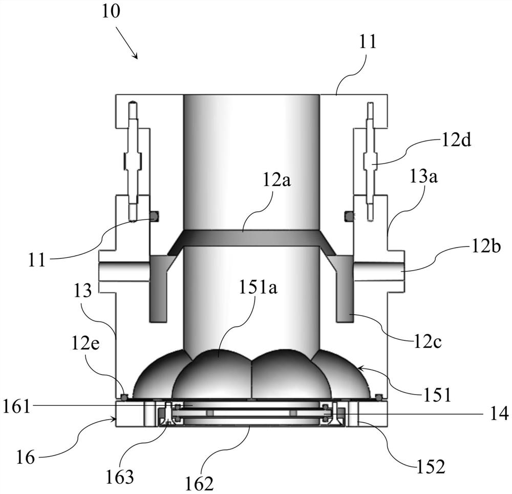 Wind powder pipe online sampling device and method suitable for optical detection technology