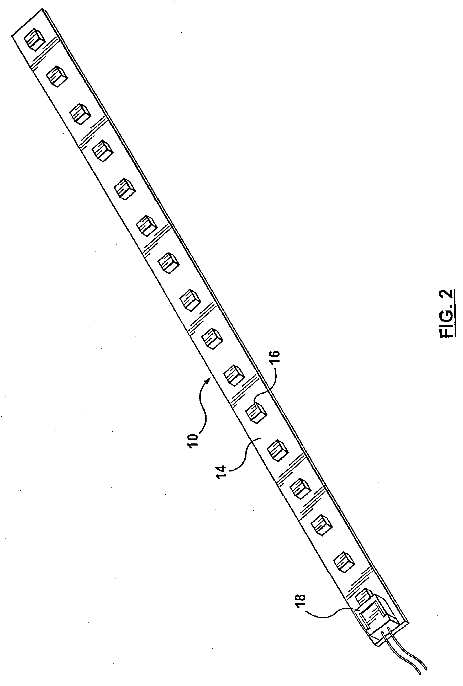 Strip lighting assembly