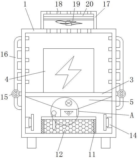 Hydrogen fuel battery low-temperature storage device capable of reducing influence of environment on battery pack