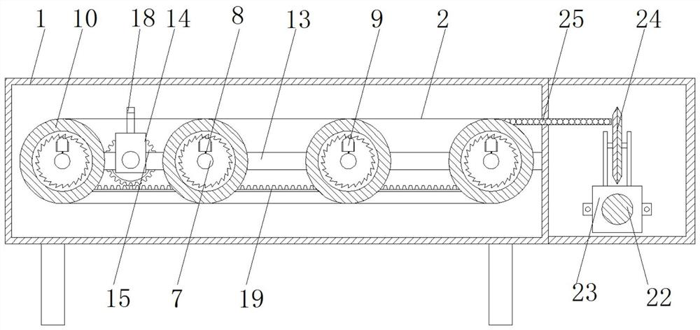 Paperboard cutting device capable of stably cutting