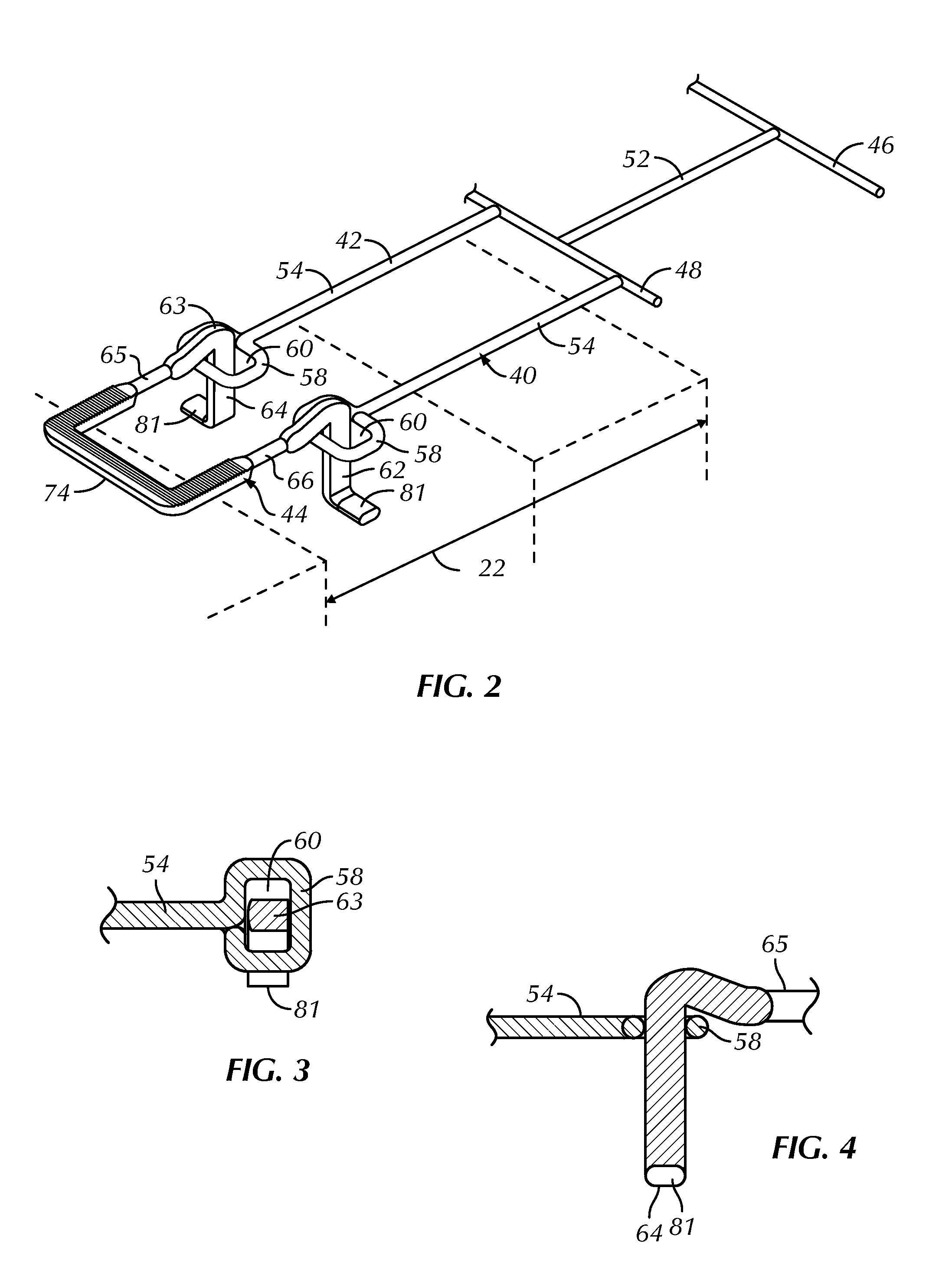 Low profile pullout resistant pintle and anchoring system utilizing the same