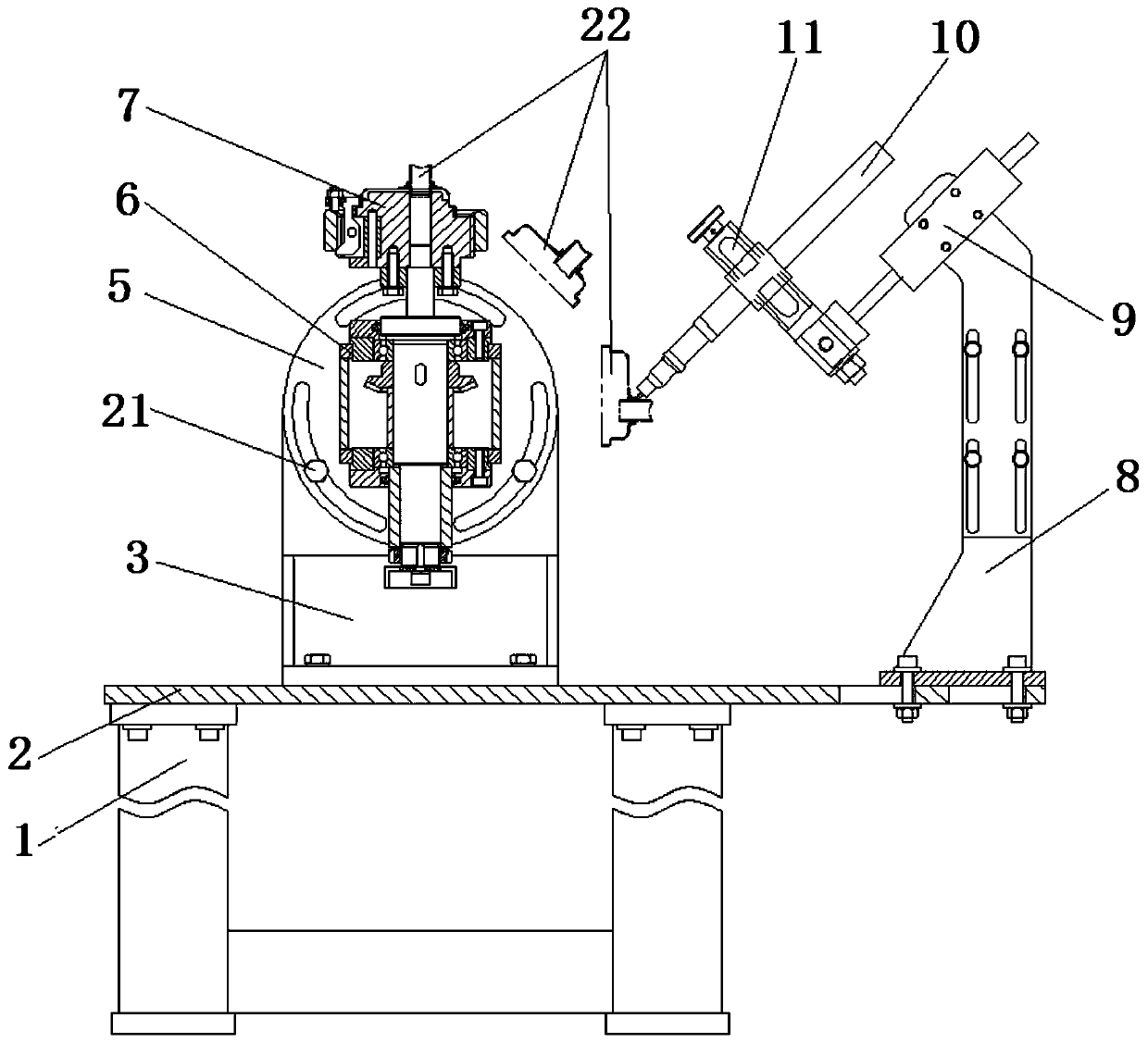 Precise and fast positioning welding machine for disc-shaped parts