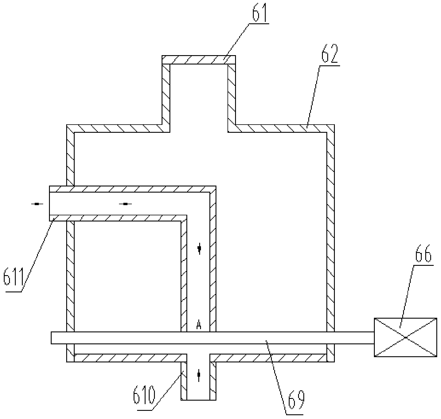 Sand adding and mixing device