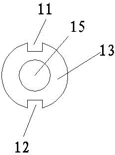 Curvature-variable double parabolic plate rear support moment parallel structure