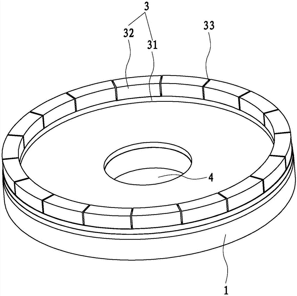 Manufacturing technique of grinding disc