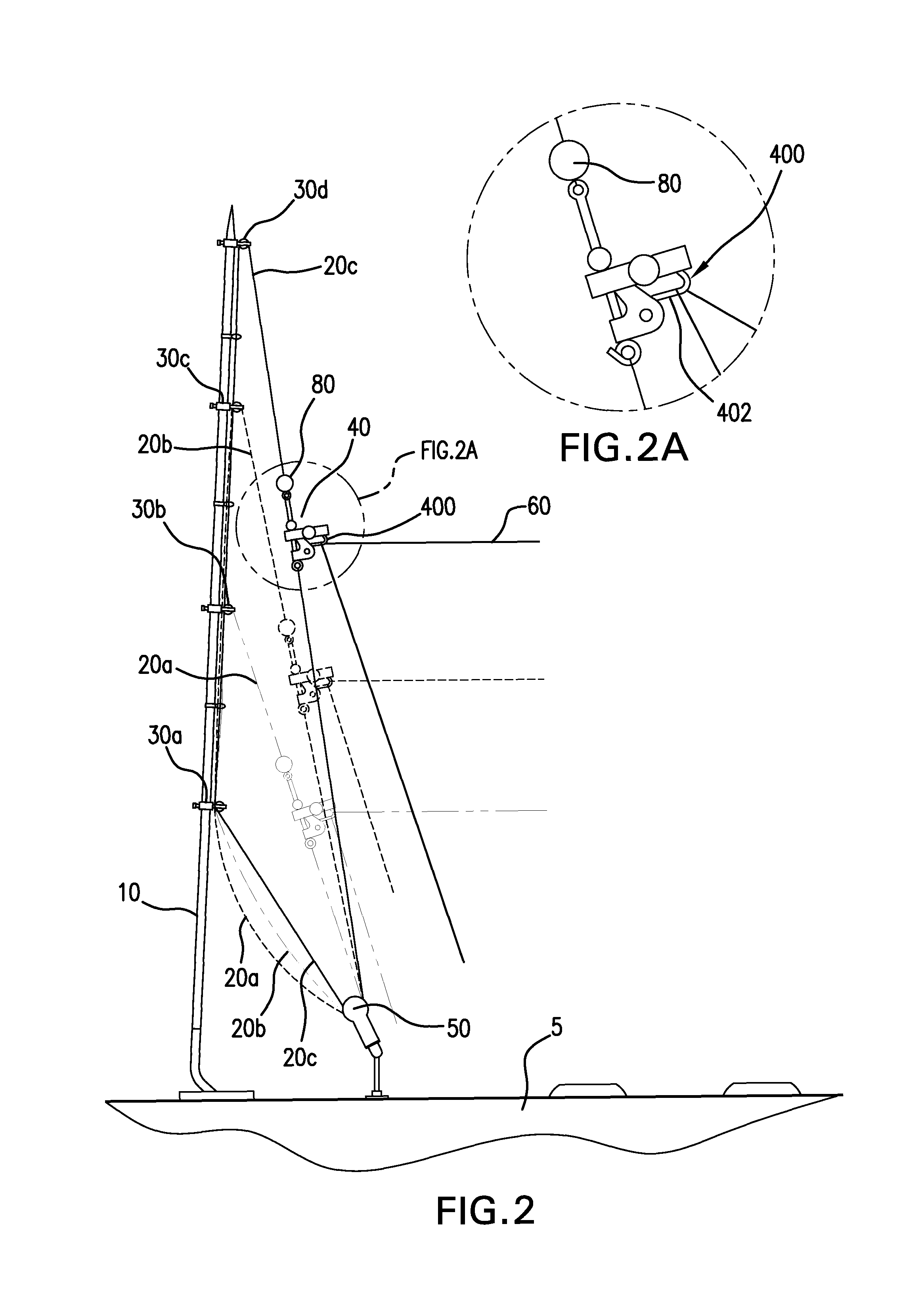 Outrigger line management system