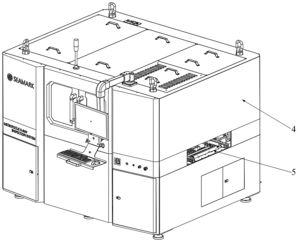 X-ray-based 3D reconstruction on-line detection equipment and 3D reconstruction detection method