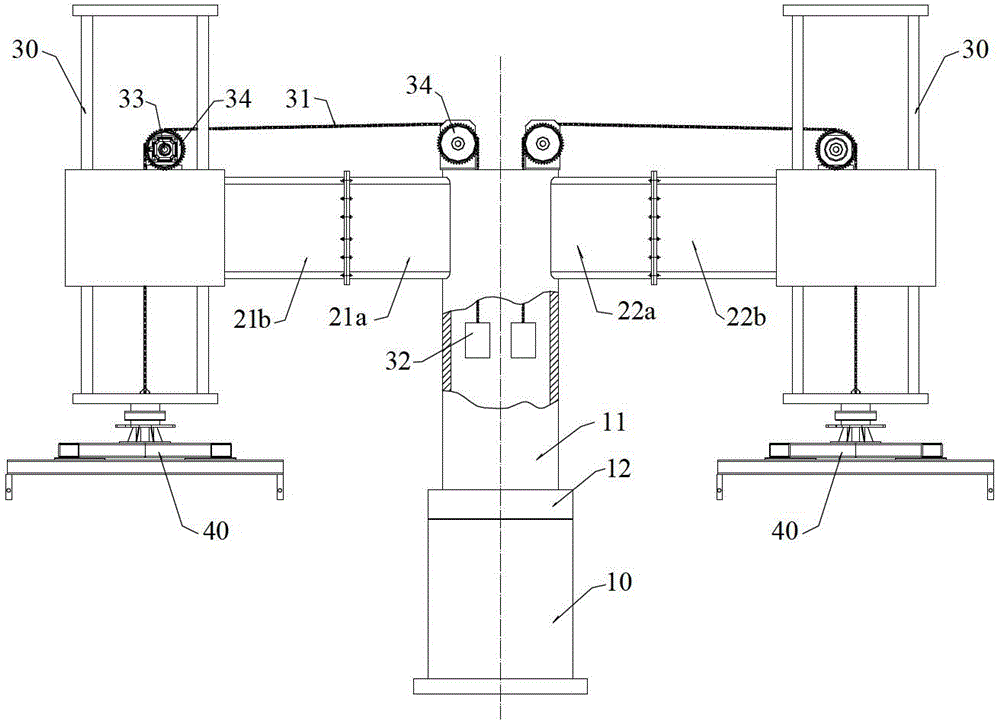 Tower rotary dobby automatic stacking machine