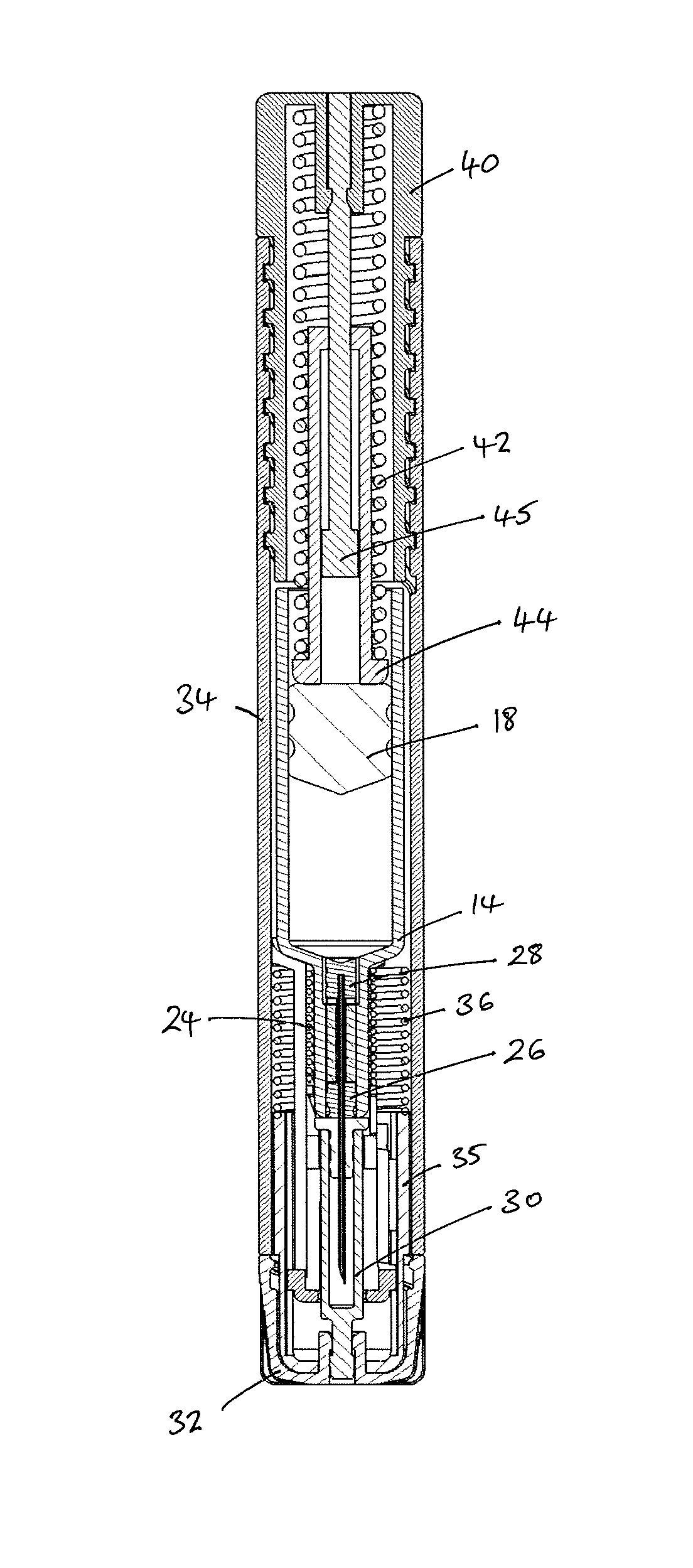 Automatic drug delivery devices