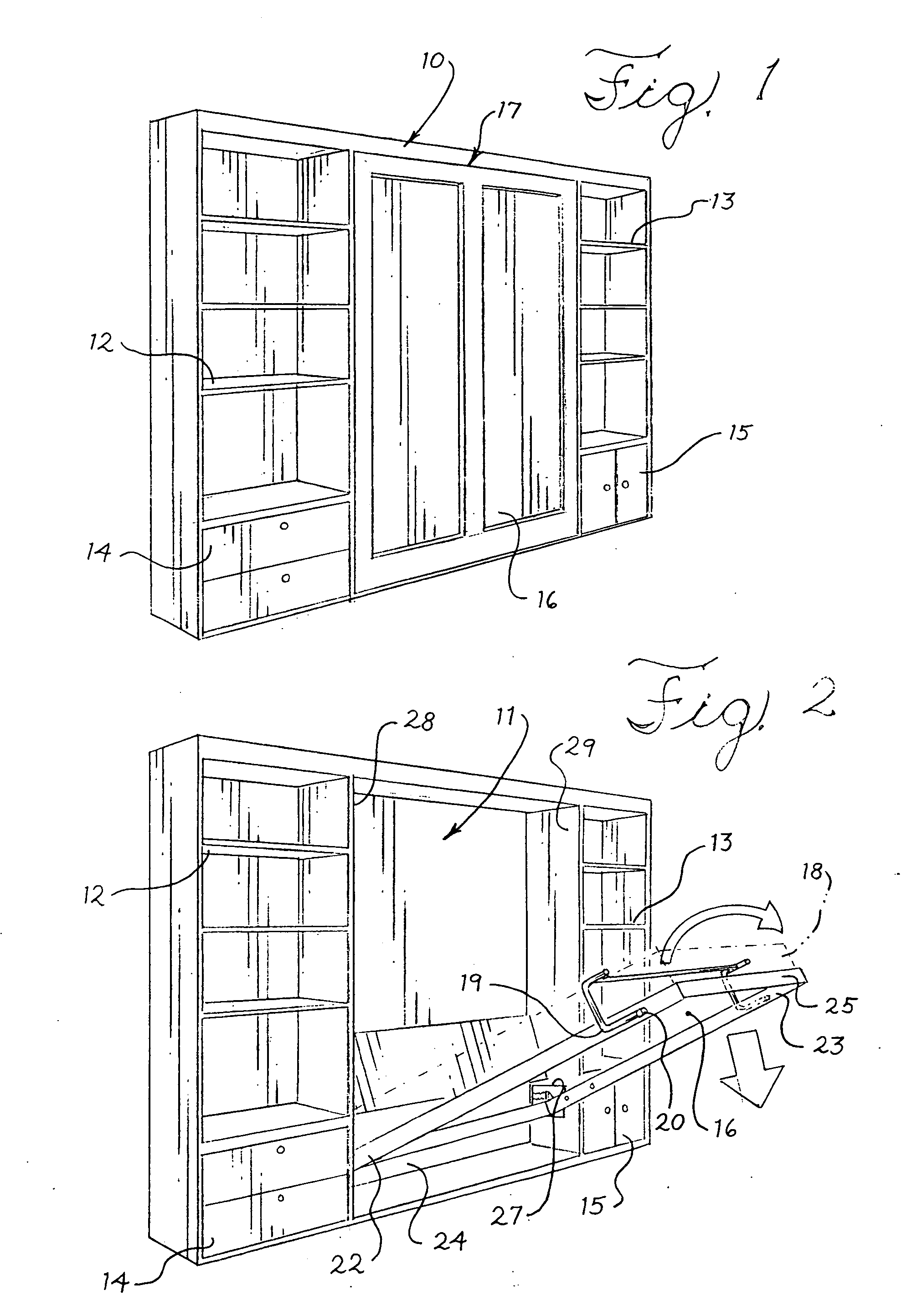 Tilting furniture system and infinitely variable lift tensioning mechansim therefor