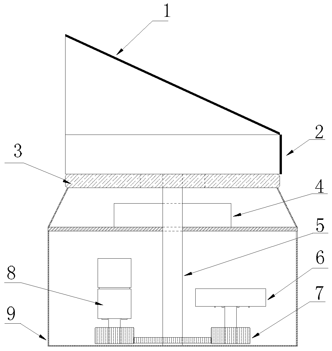 Synchronous map construction and positioning system and method applied to service robots