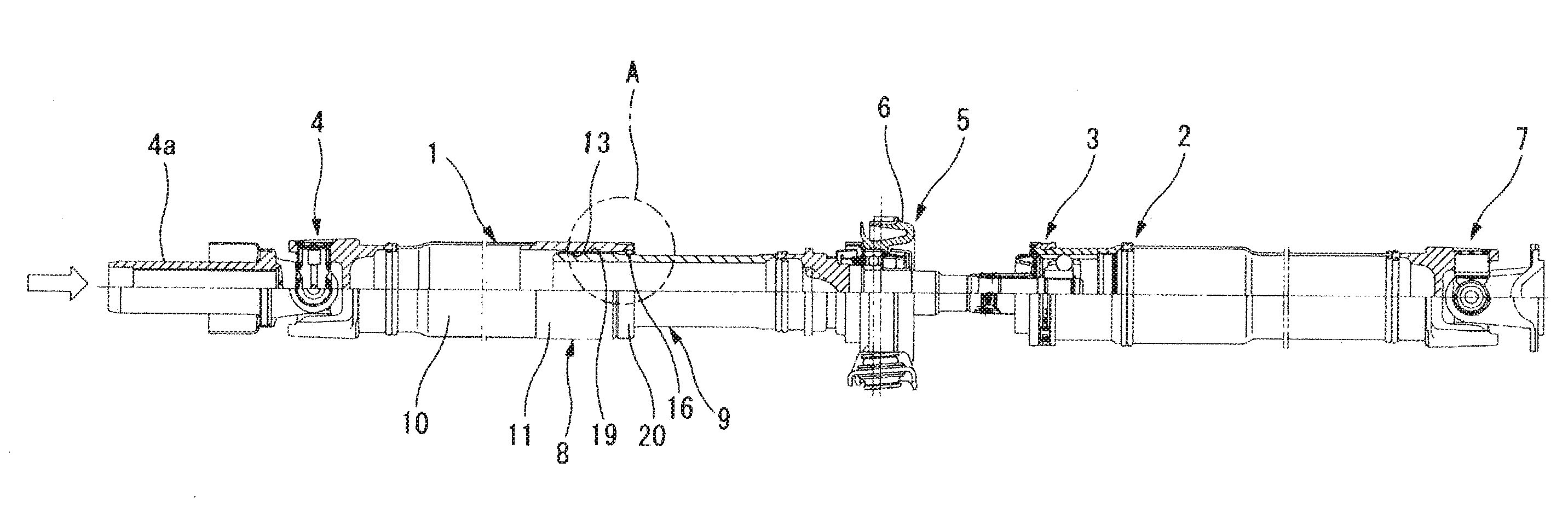 Power transmission shaft