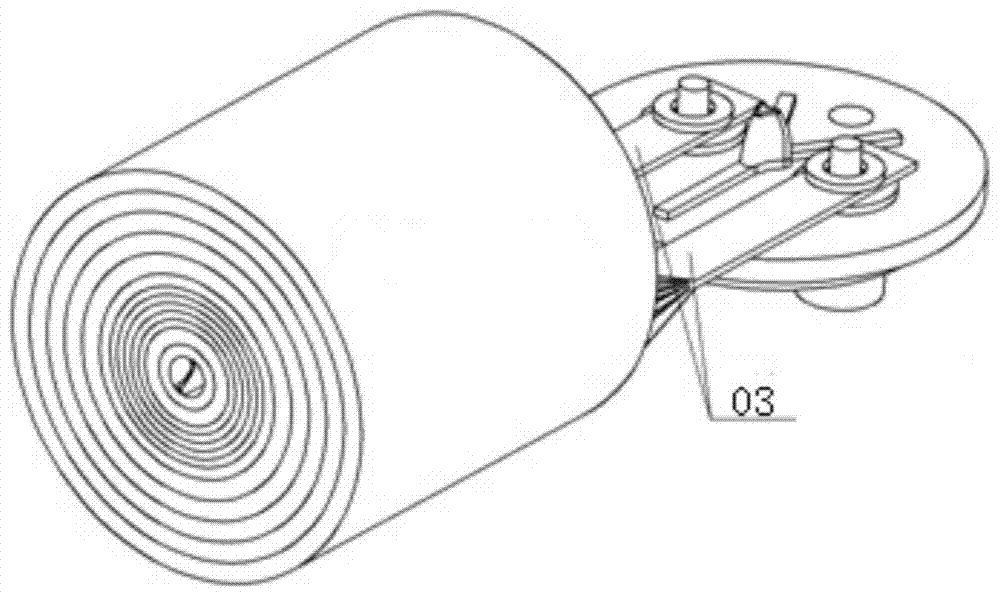 Capacitor cover floating riveting mechanism