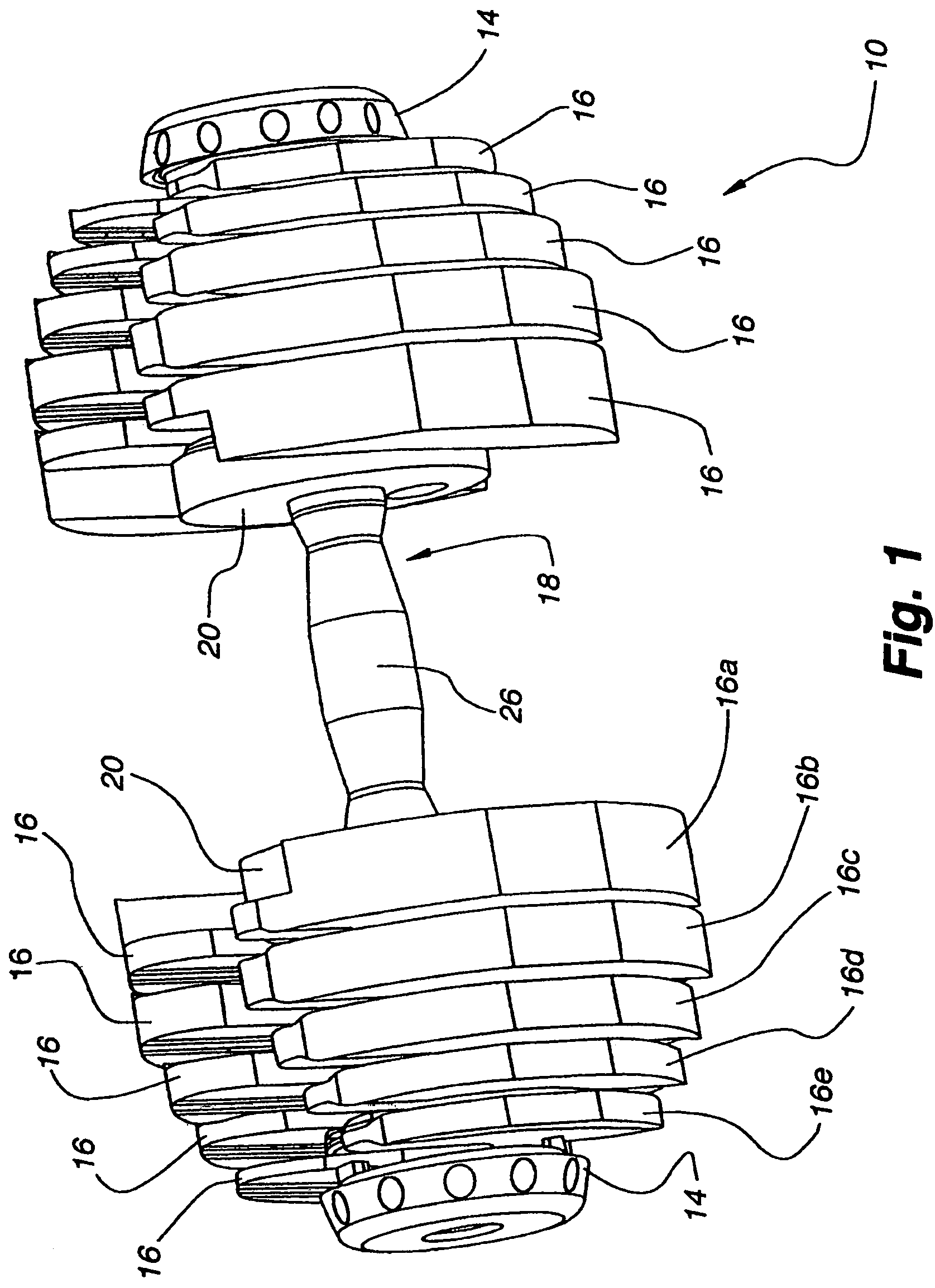 Adjustable dumbbell system