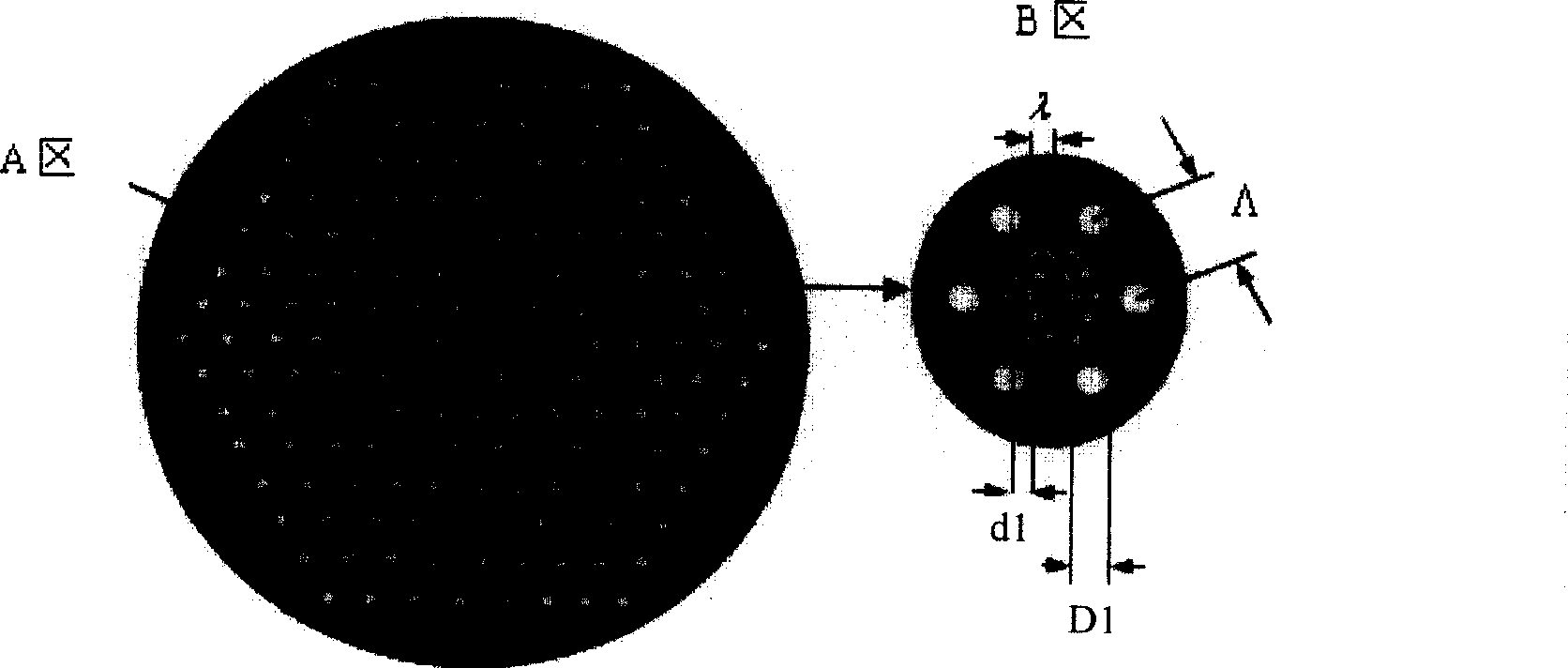 An optical fiber