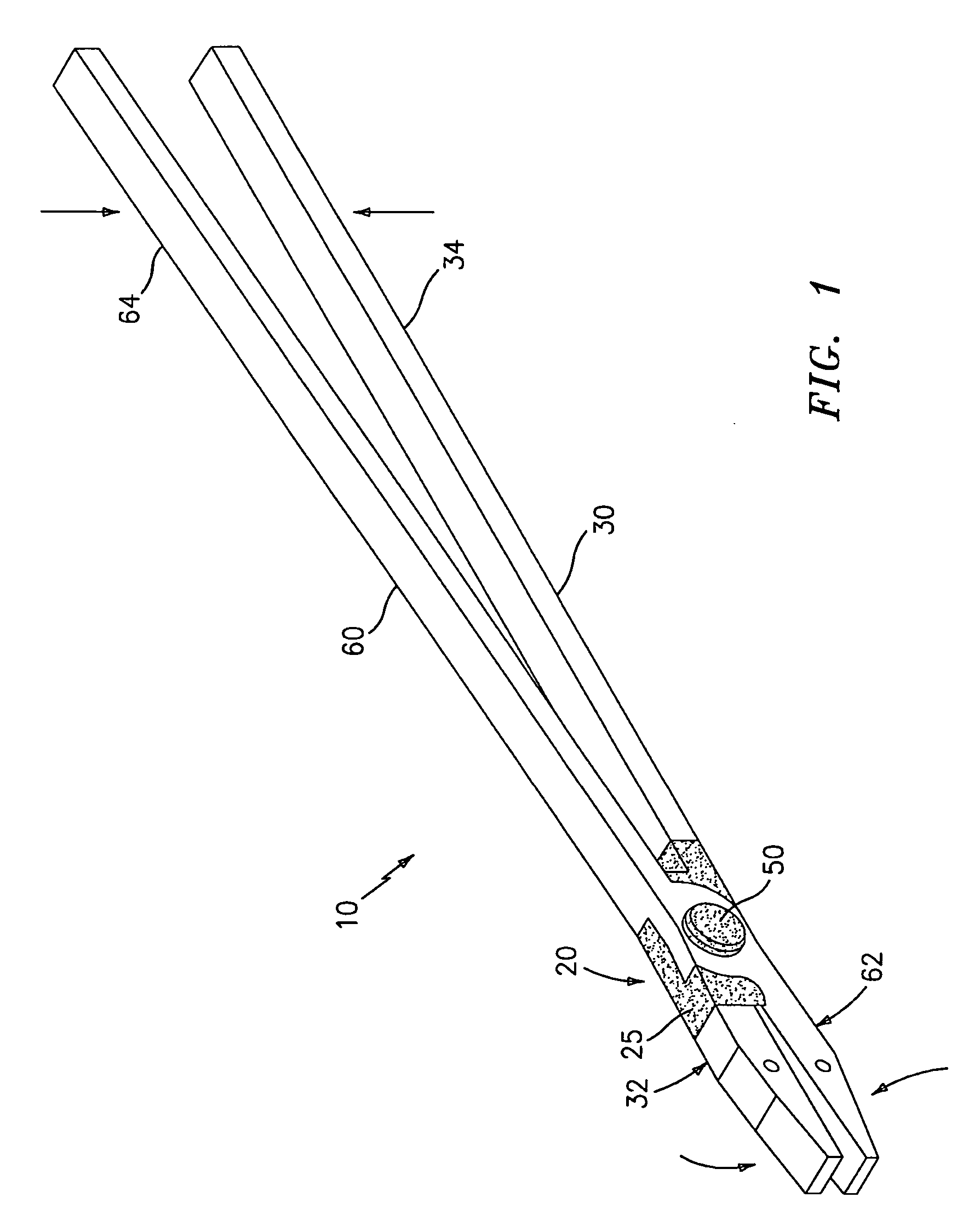 Molded insulating hinge for bipolar instruments