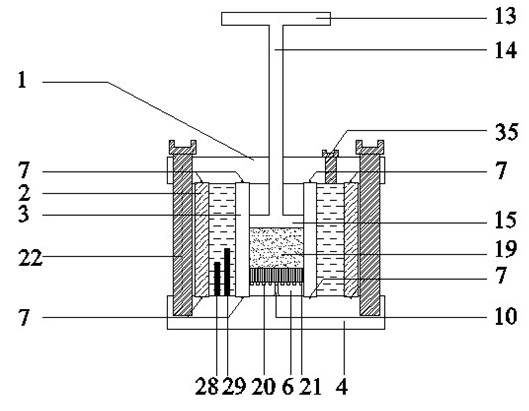 Temperature-controlled type unsaturated soil consolidometer