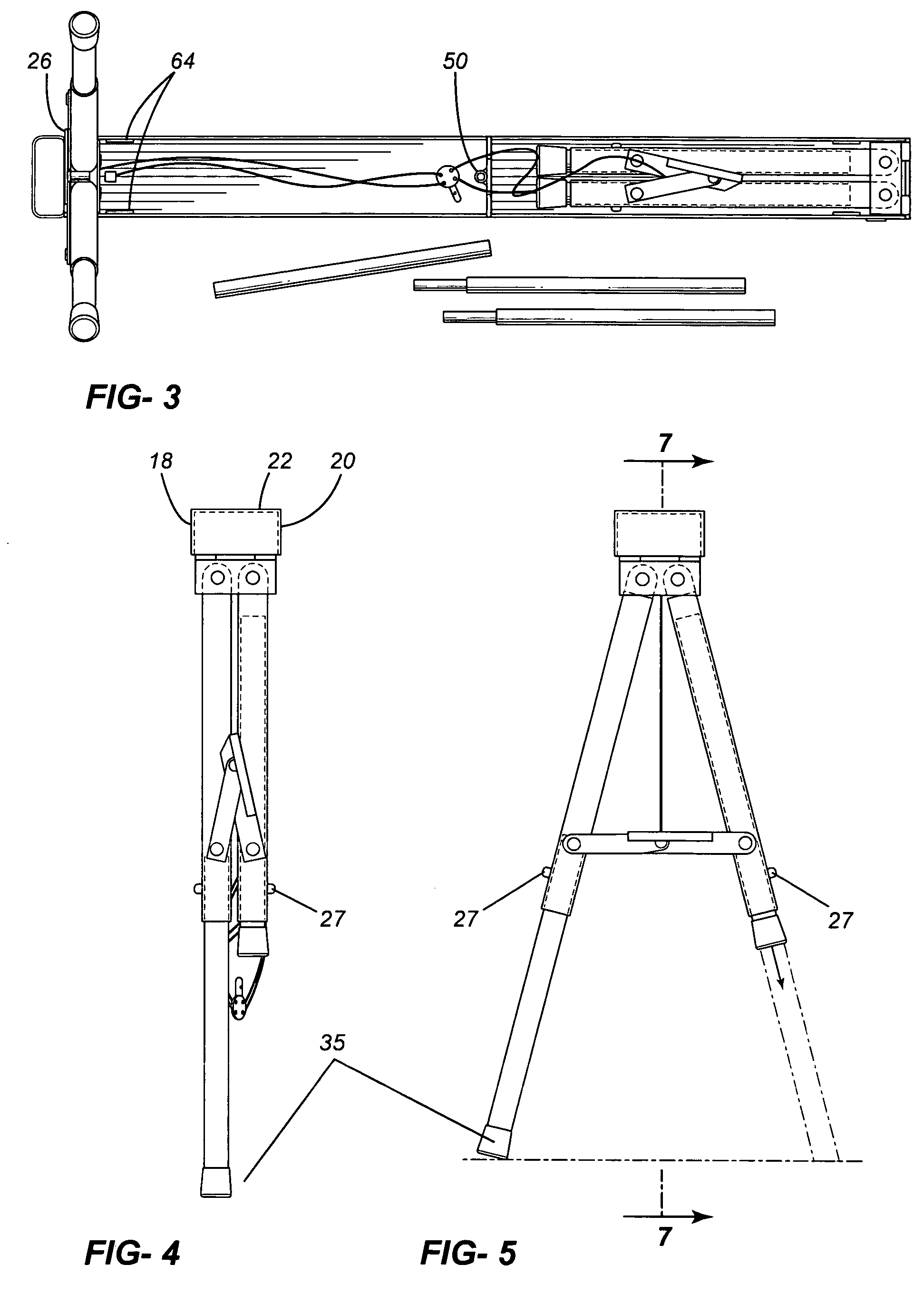 Knockdown sawhorse