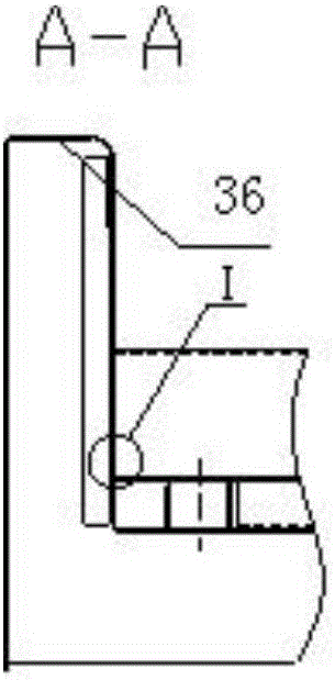 Air conditioner unit platform of urban rail vehicle