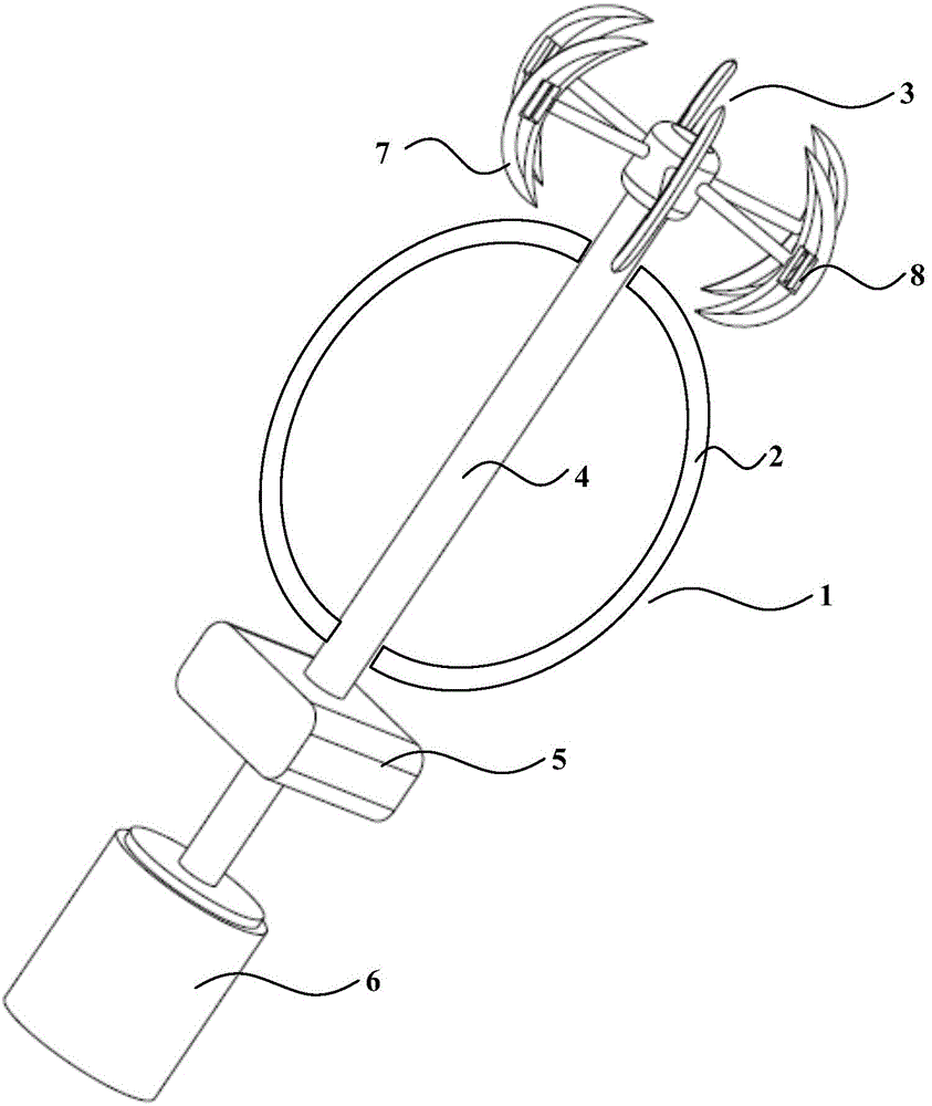 Offshore wind power generation device